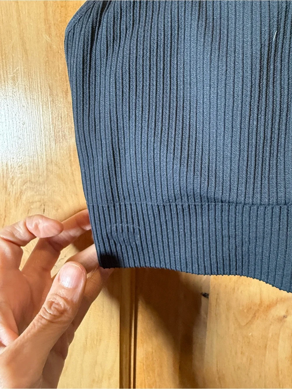 Peloton Seamless Ribbed Bra + High Rise Legging Set – Ink/Navy – XS/S – NWOT